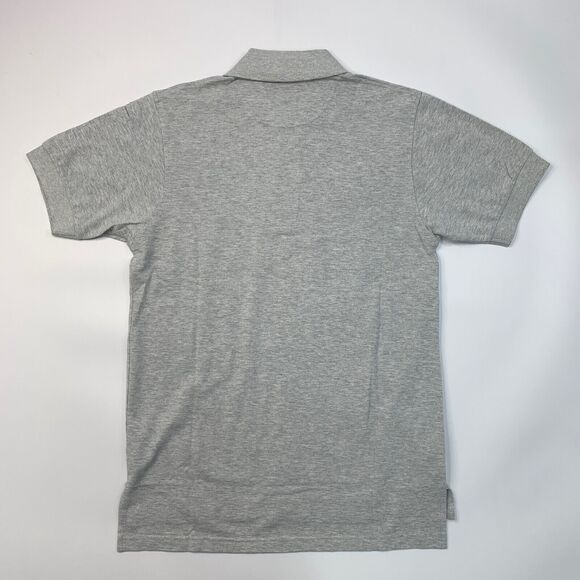Shield Polo Shirt Mens M Medium Gray Cotton DesignLab Scotchgard Stain Proof - Picture 8 of 11